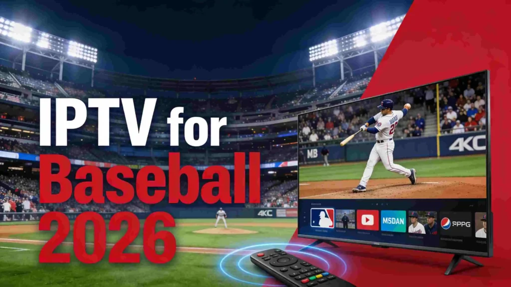 IPTV for Baseball 2026 - Stream MLB games live on any device without cable or blackouts