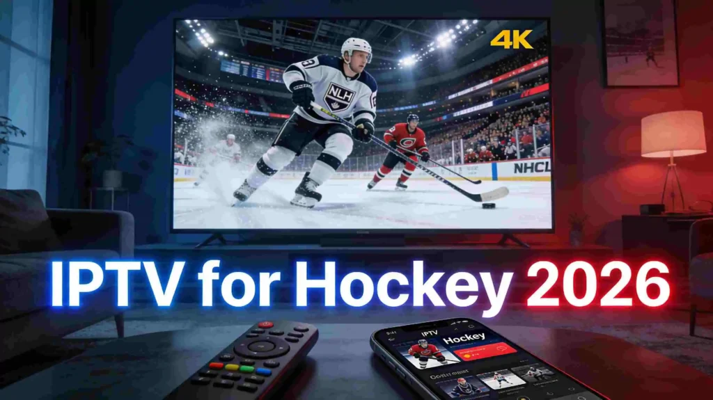 IPTV for Hockey 2026 - Watch NHL games live in 4K on Smart TV and mobile