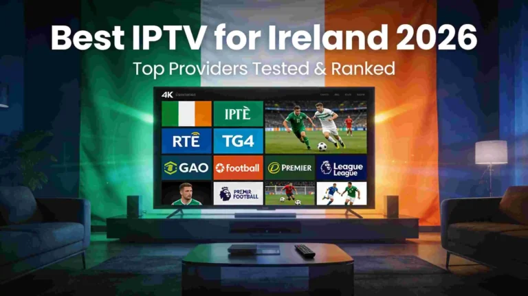 Best IPTV for Ireland 2026 — top IPTV providers for Irish channels, live sports, and 4K streaming