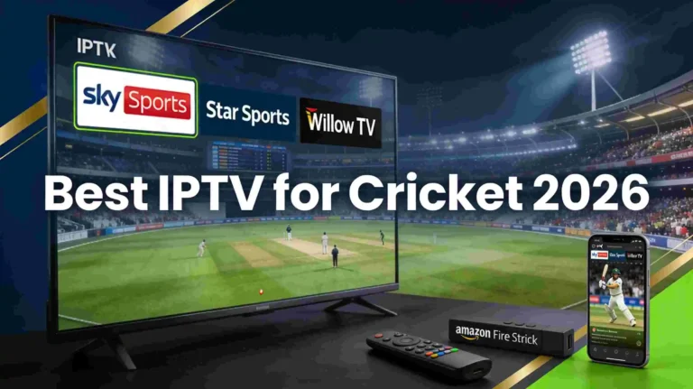 Best IPTV for cricket 2026 - live cricket streaming on smart TV and Firestick in HD