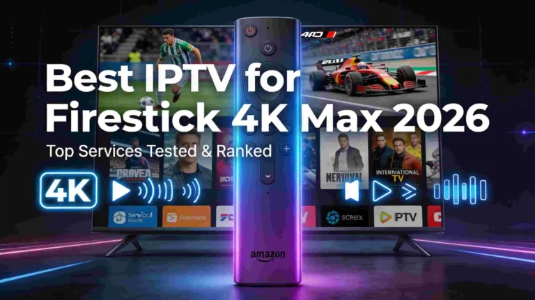Best IPTV for Firestick 4K Max 2026 - Top Services Tested and Ranked