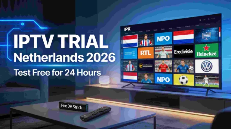 IPTV Trial in the Netherlands 2026 - Watch Dutch channels NPO RTL and sports free on Smart TV