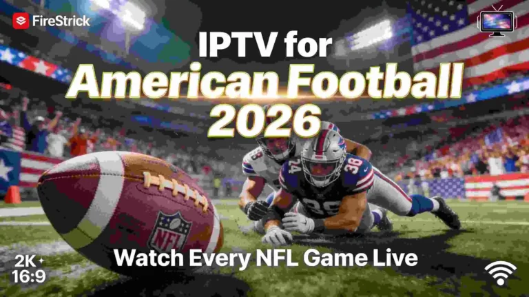 Best IPTV for American Football 2026 - Watch NFL Games Live on Firestick and Smart TV
