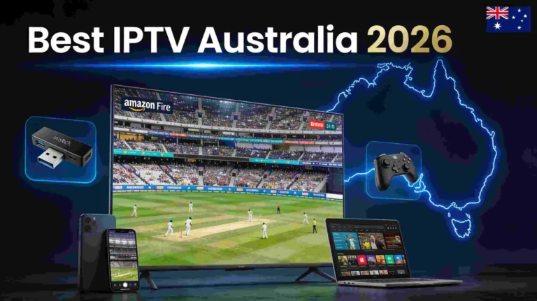 Best IPTV Australia 2026 - Smart TV streaming live sports with Firestick and mobile devices